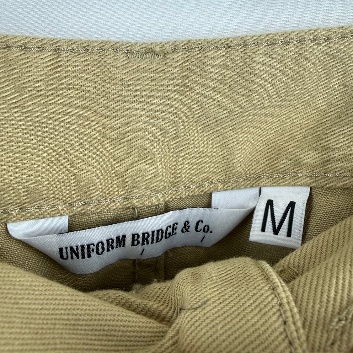 (M) 유니폼브릿지 퍼티그 코튼 팬츠 베이지 상품이미지3