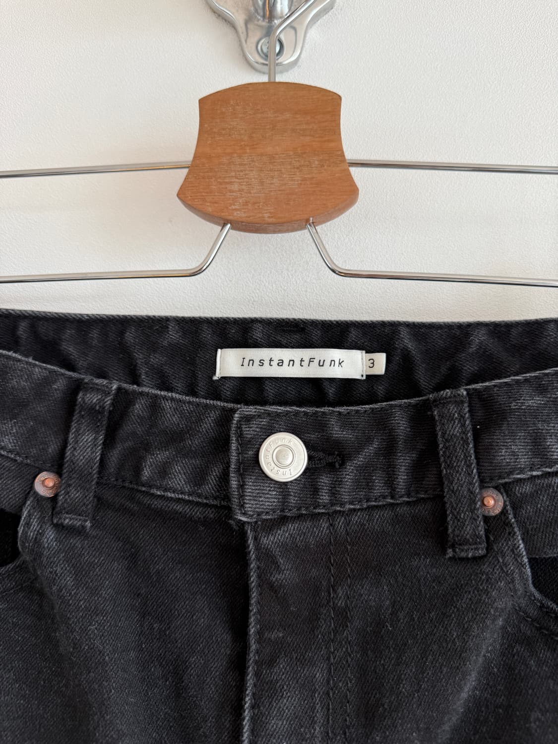 인스턴트펑크(INSTANTFUNK) 블랙 데님 상품이미지7