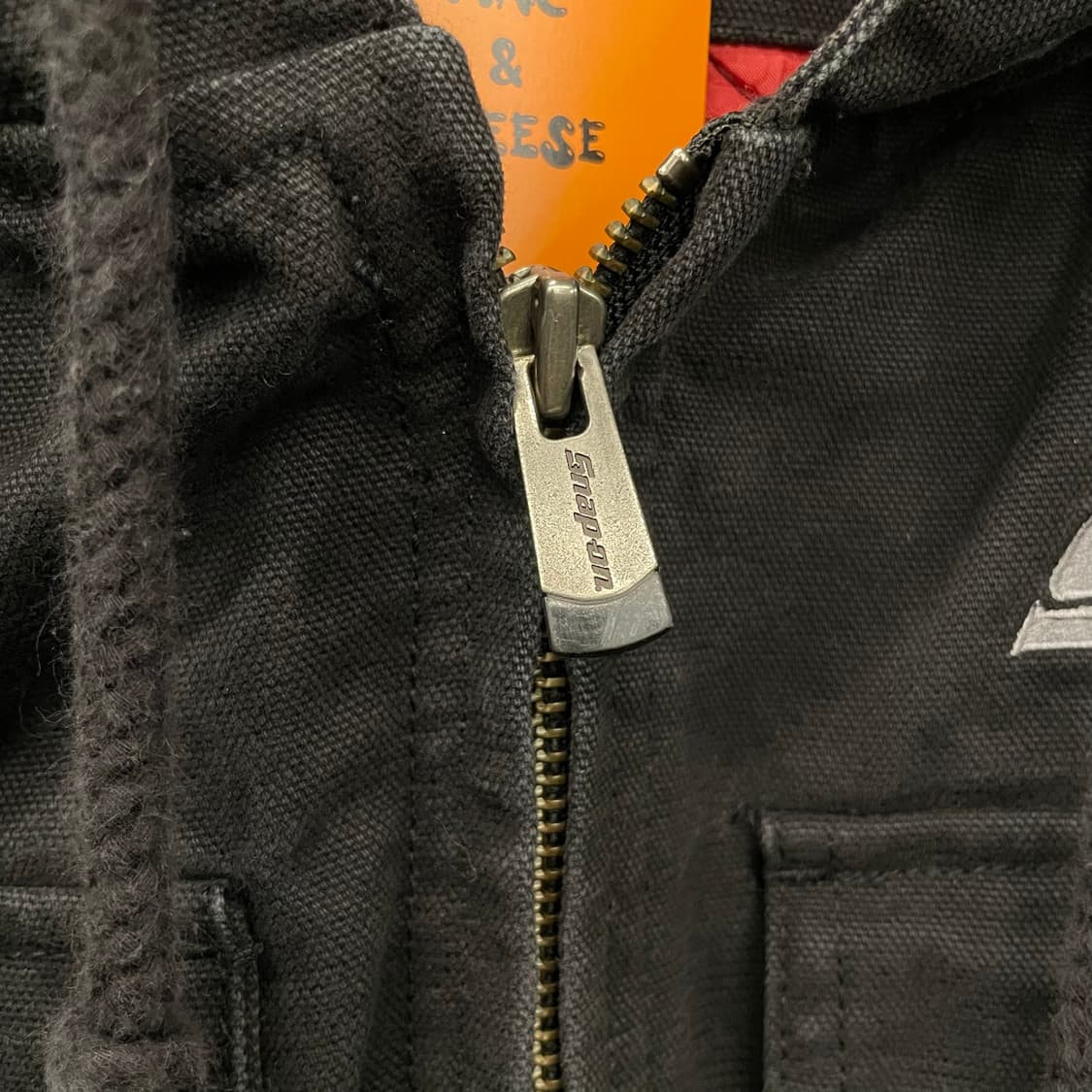 10s 스냅온 Snap-on 워시드 성조기 패치 액티브 레이싱 워크 자켓 상품이미지6