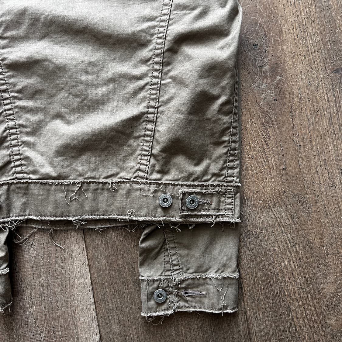 Distressed Cotton Trucker Jacket 상품이미지9