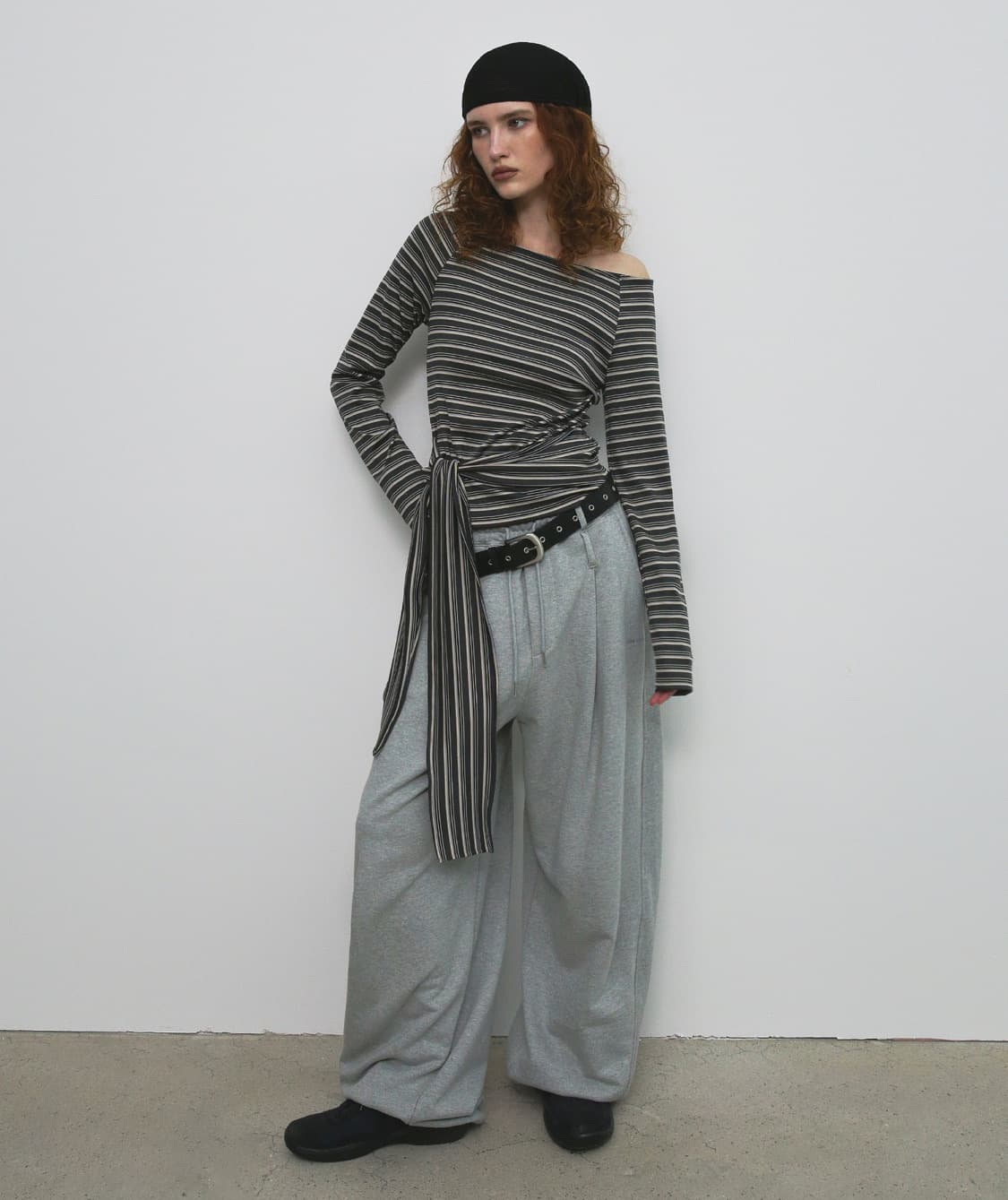 샌드릭 오버핏 스웨트 팬츠 M 상품이미지2