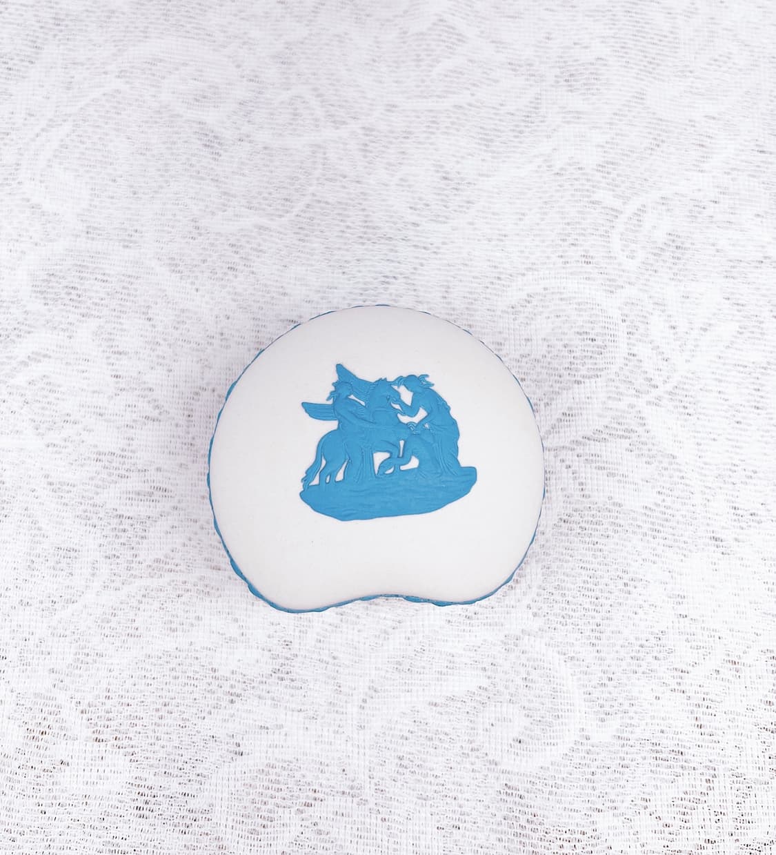 [영국앤틱] 웨지우드 제스퍼웨어 강낭콩 트킹켓박스 보석함_화이트 상품이미지2