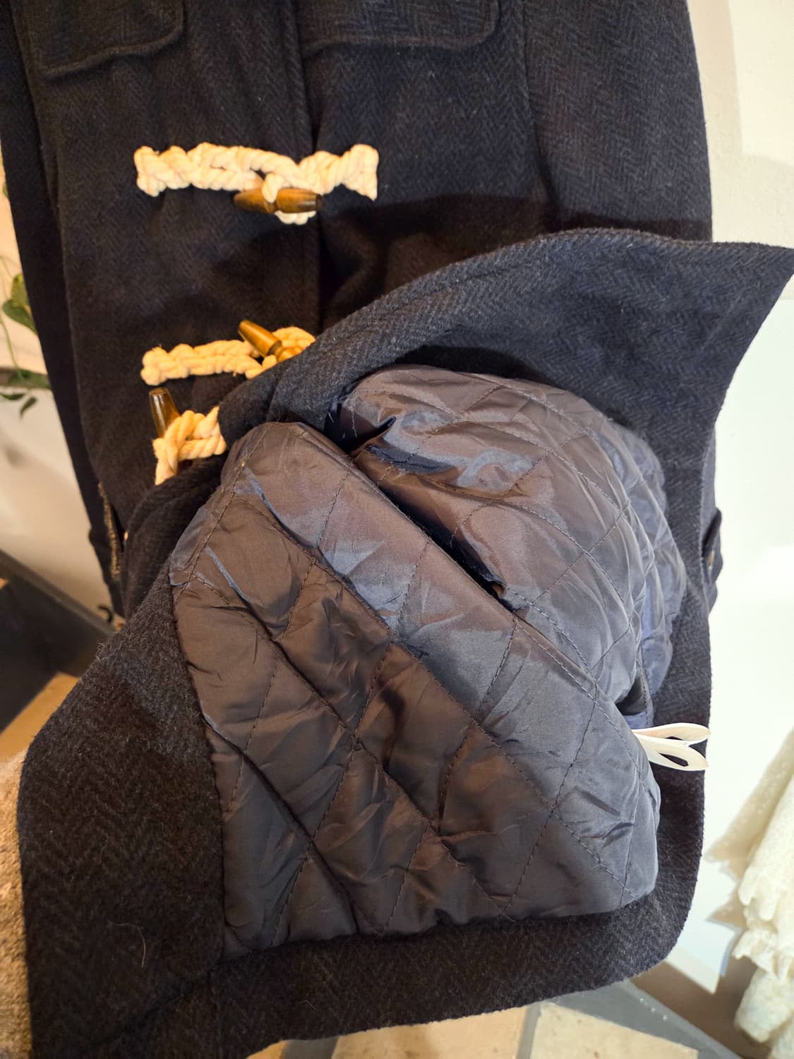 Harris tweed 더플 코트 상품이미지6