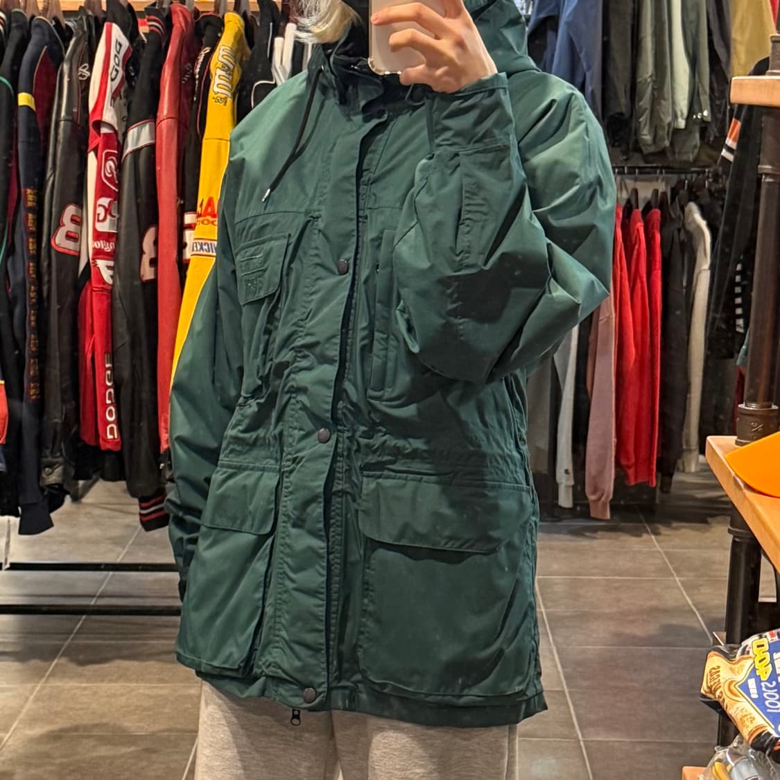 [NO.9 ]Eddie bauer vtg 기모 후드티 상품이미지3