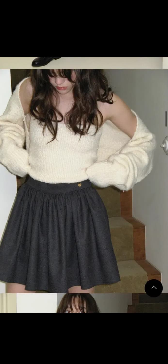 썸웨어버터 Shirring heart mini skirt s 상품이미지2