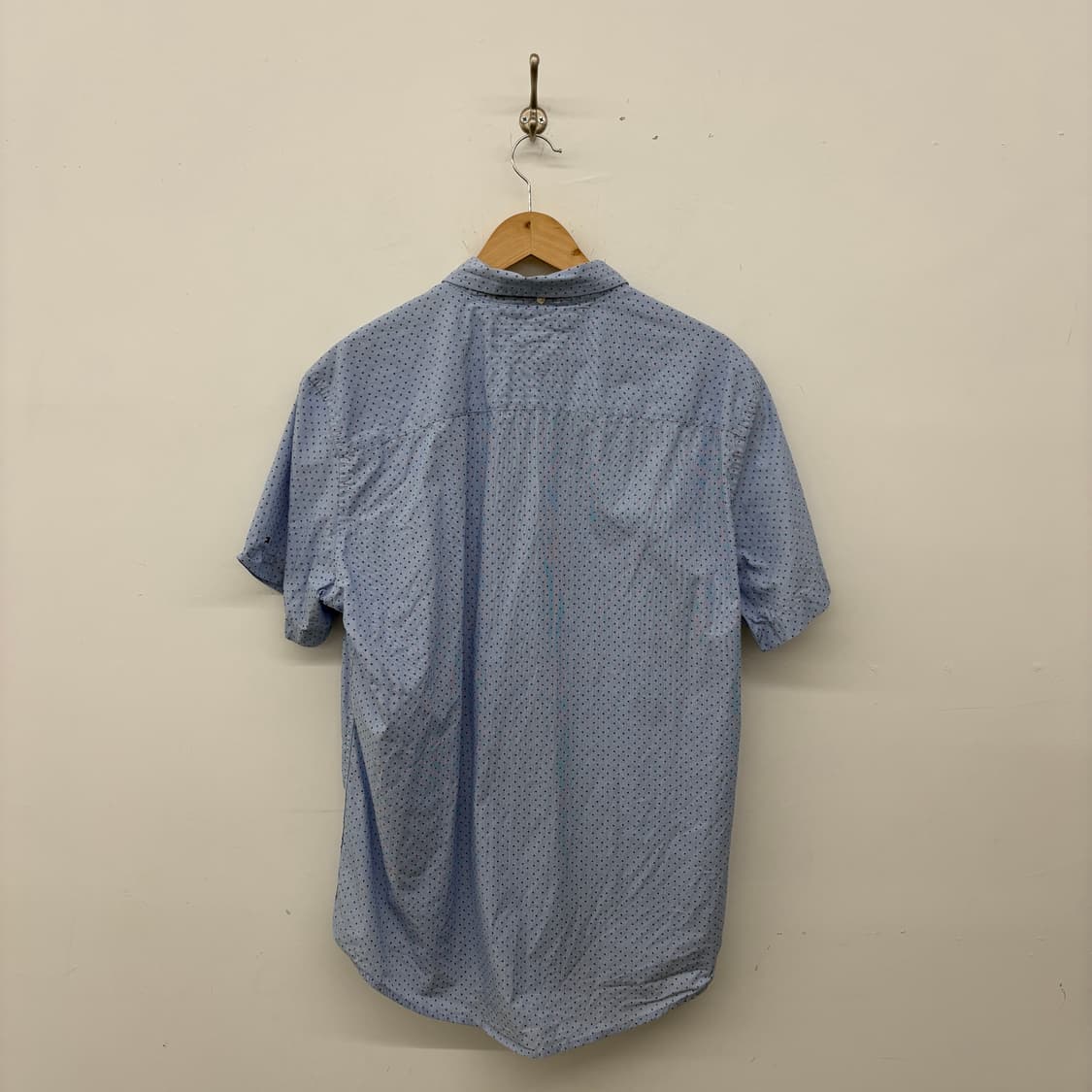 타미힐피거 반팔 셔츠 블루 도트 남XL 상품이미지4