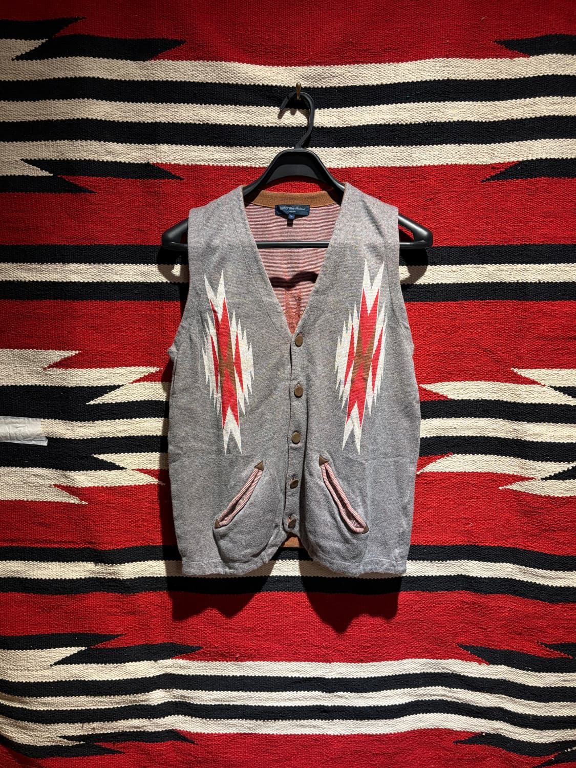 Native american chimayo vest / 웨스턴 치마요조끼 상품이미지1