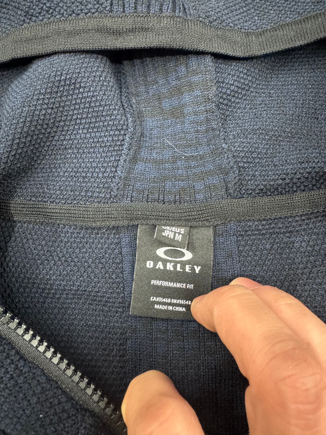 M)오클리 빈티지 네이비 블루 후드집업 상품이미지5