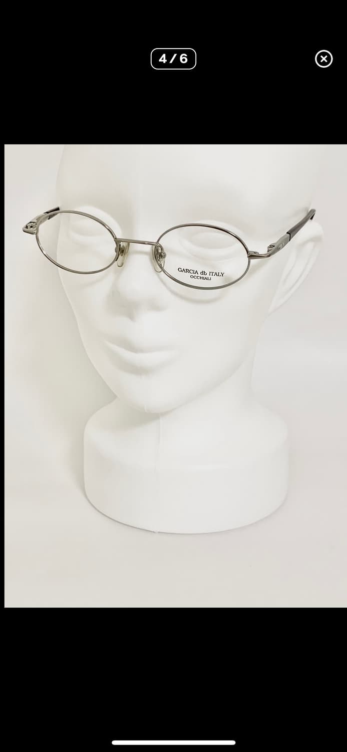 [픽키-148] GARCIA ITALY 오벌 실버 메탈 안경 상품이미지4