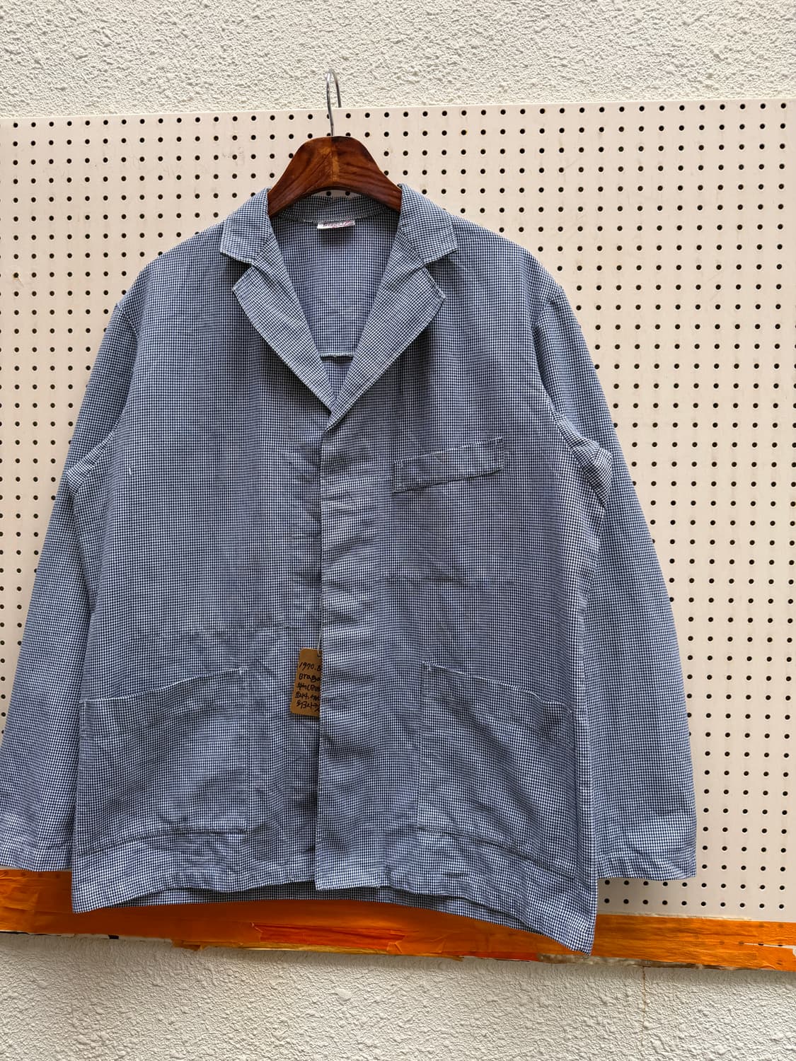 70,80s Ets.BRAGARD HOUNDTOOTH 프렌치워크자켓 상품이미지4