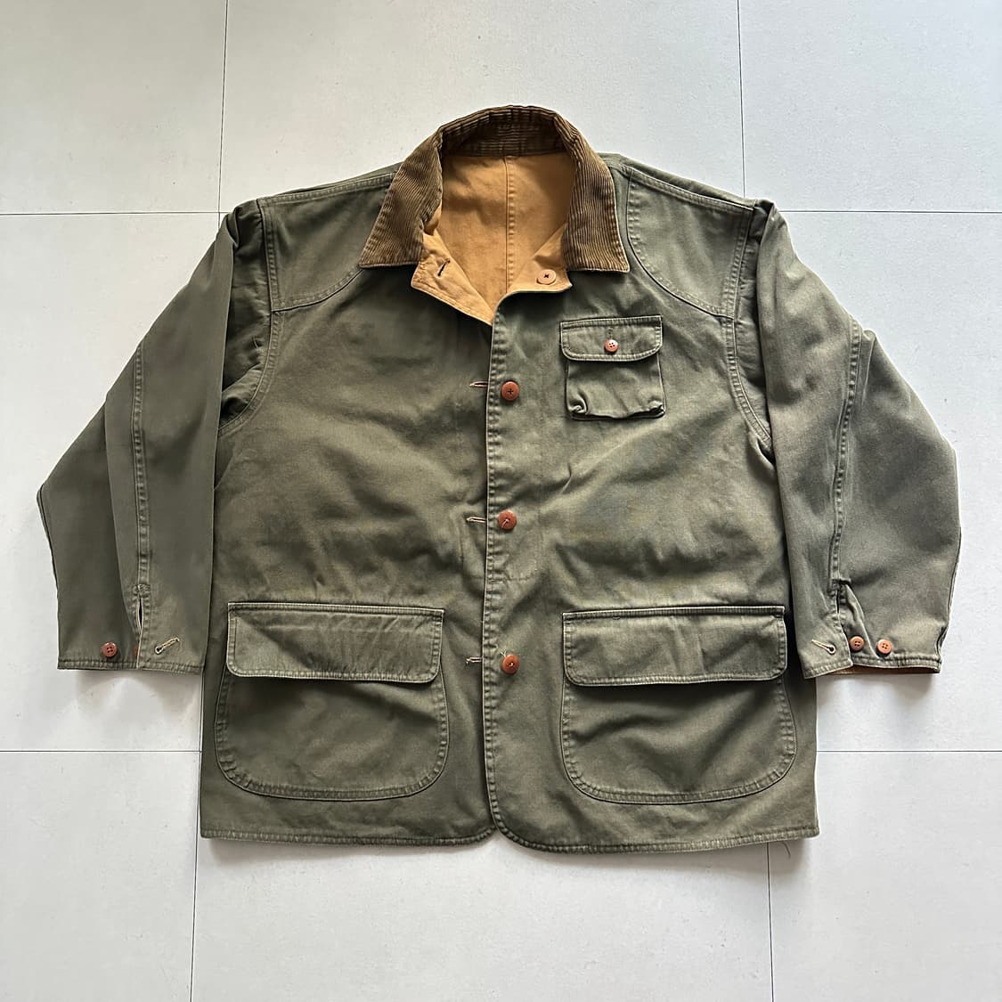 90s 폴로 컨트리 랄프 로렌 리버시블 헌팅 자켓 XL 상품이미지8