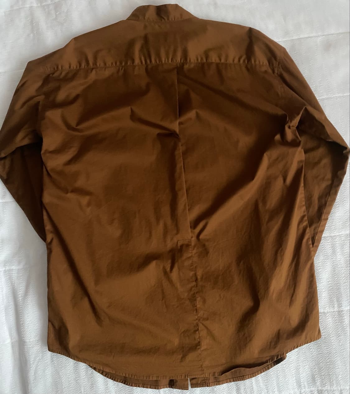 (L)JunOkamoto준오카모토 하이넥 셔츠 브라운 상품이미지7