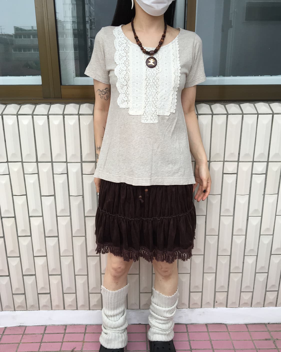 Crochet point t shirt 상품이미지5