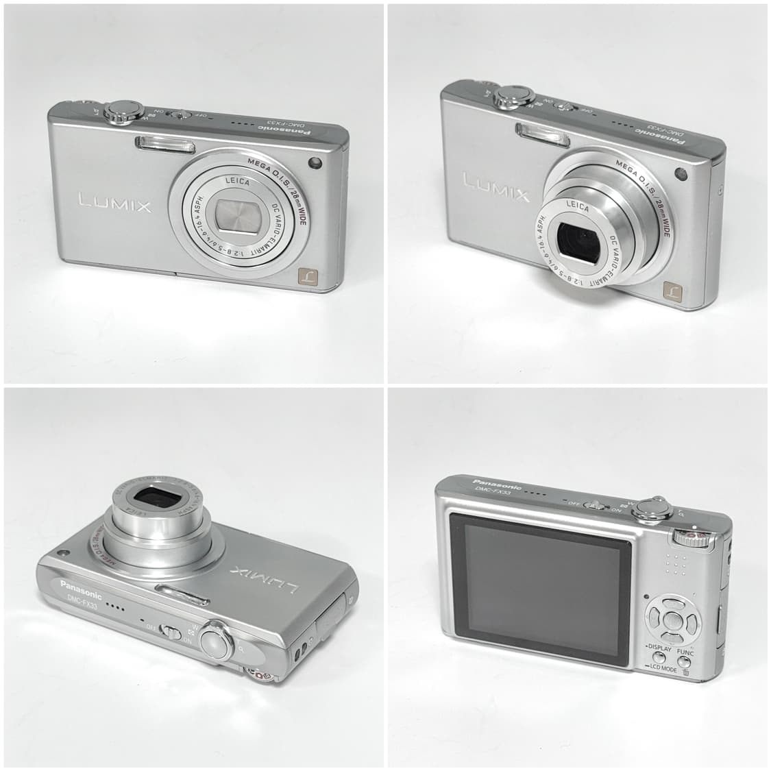 파나소닉 루믹스 FX33 실버 빈티지디카 상품이미지3