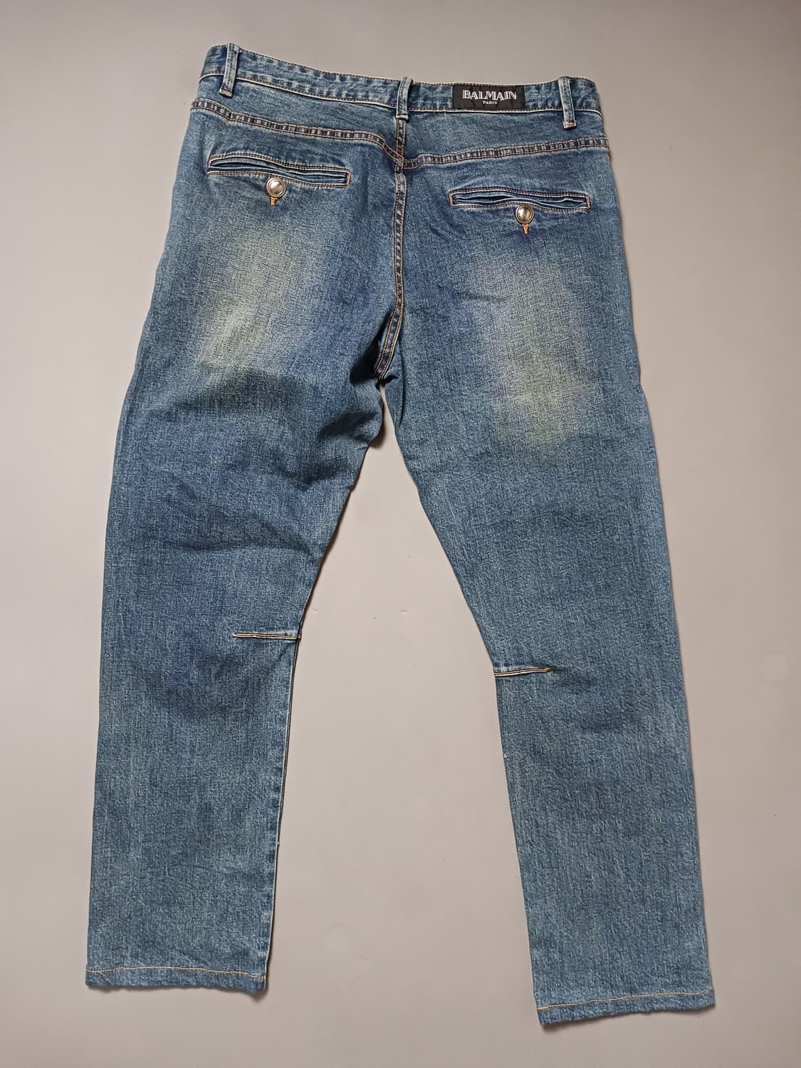 [34] 발망 워싱 포켓 디테일 데님 팬츠 청바지 상품이미지7