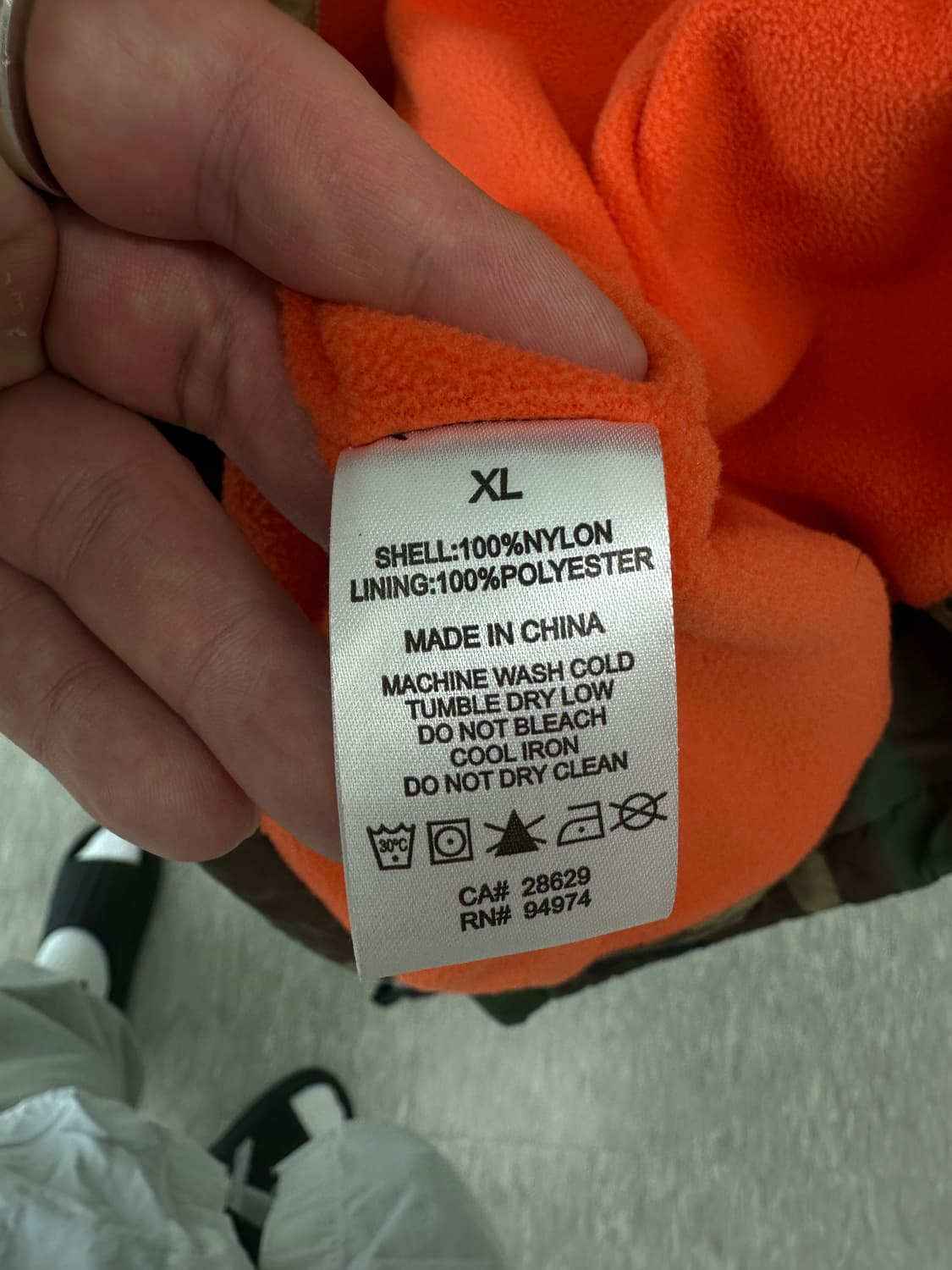 [xl/105]언디핏 카모 코치자켓 상품이미지5