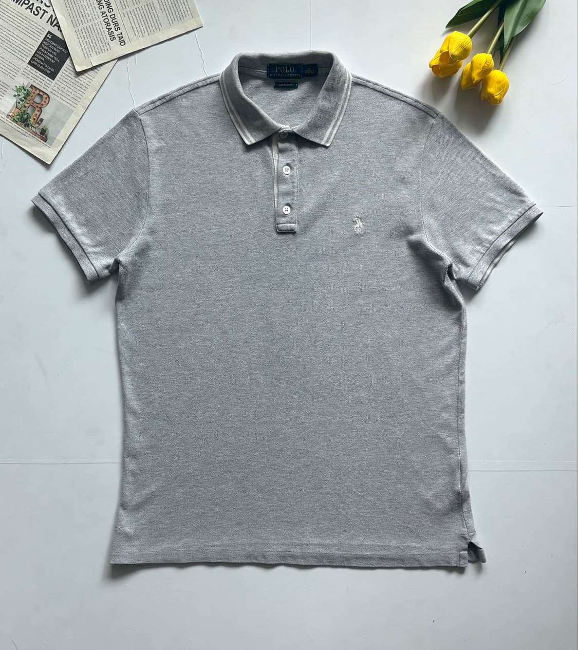 Polo 폴로랄프로렌 멜란지 그레이 PK 카라티  상품이미지2