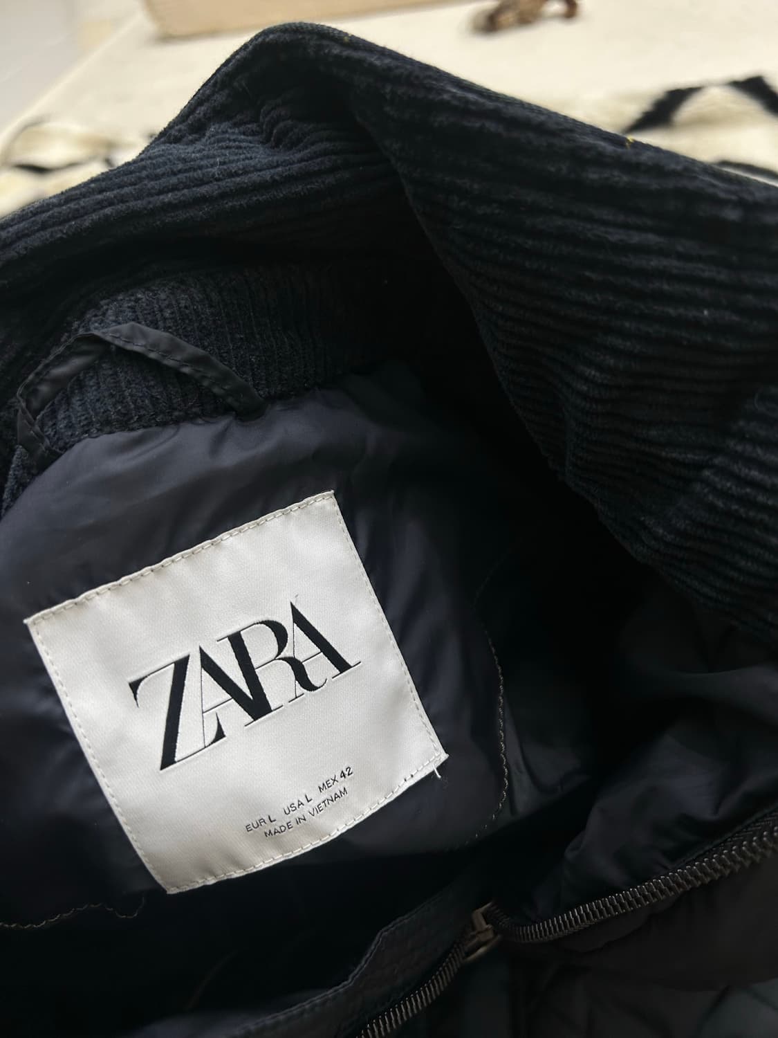 [한국XL]ZARA 퀄팅 자켓/네이비 상품이미지6