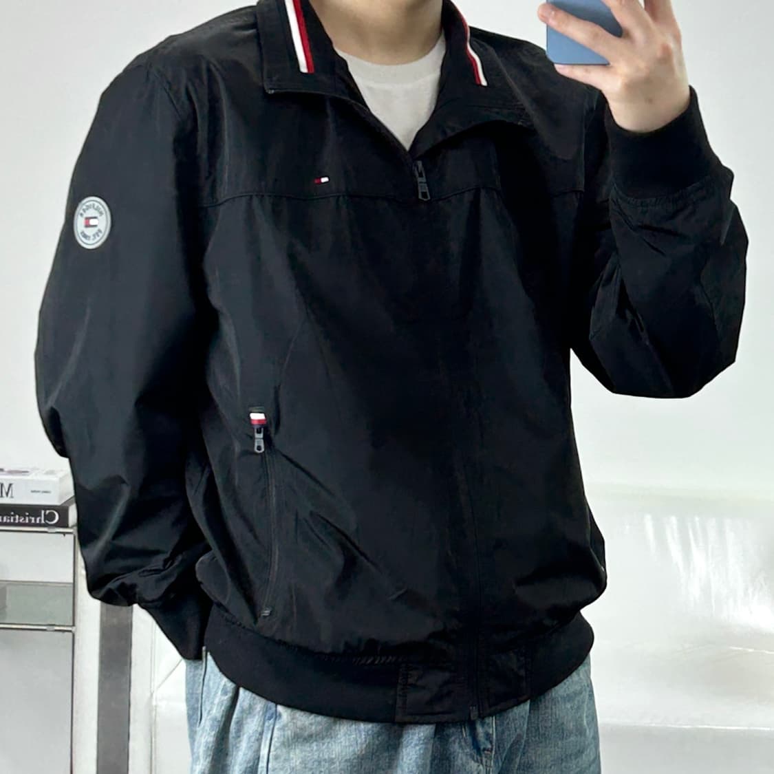 타미힐피거 골프 봄버 자켓 M 상품이미지1
