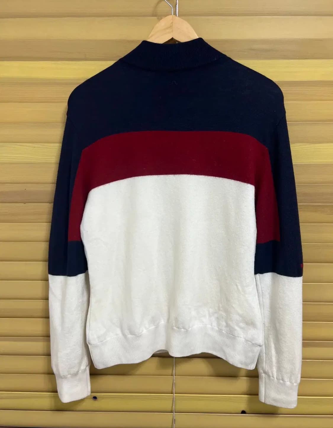 제이린드버그 남성 울방풍반집업니트 L 상품이미지3