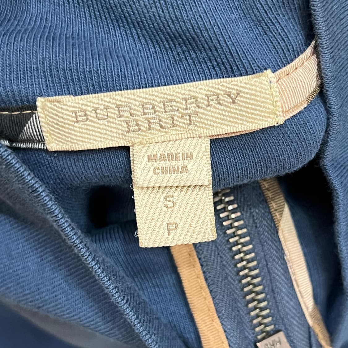  버버리 브릿 코튼 하프집업 +명품감정서 y15847 상품이미지7