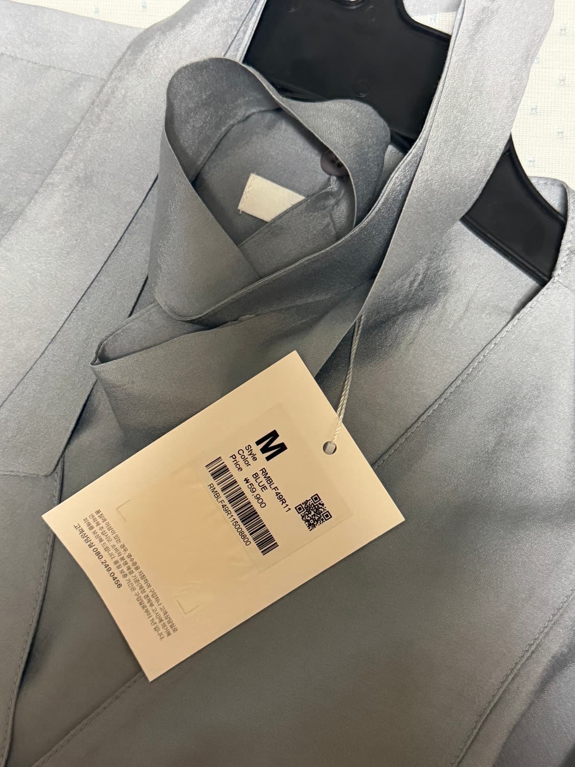 로엠 타이 블라우스 택 안뗀 미착용 m사이즈 상품이미지7