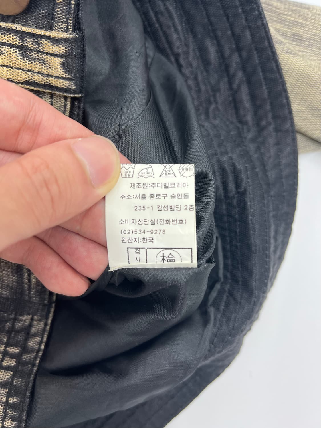 빈티지 페이크 데님 워싱 크롭 자켓 상품이미지6