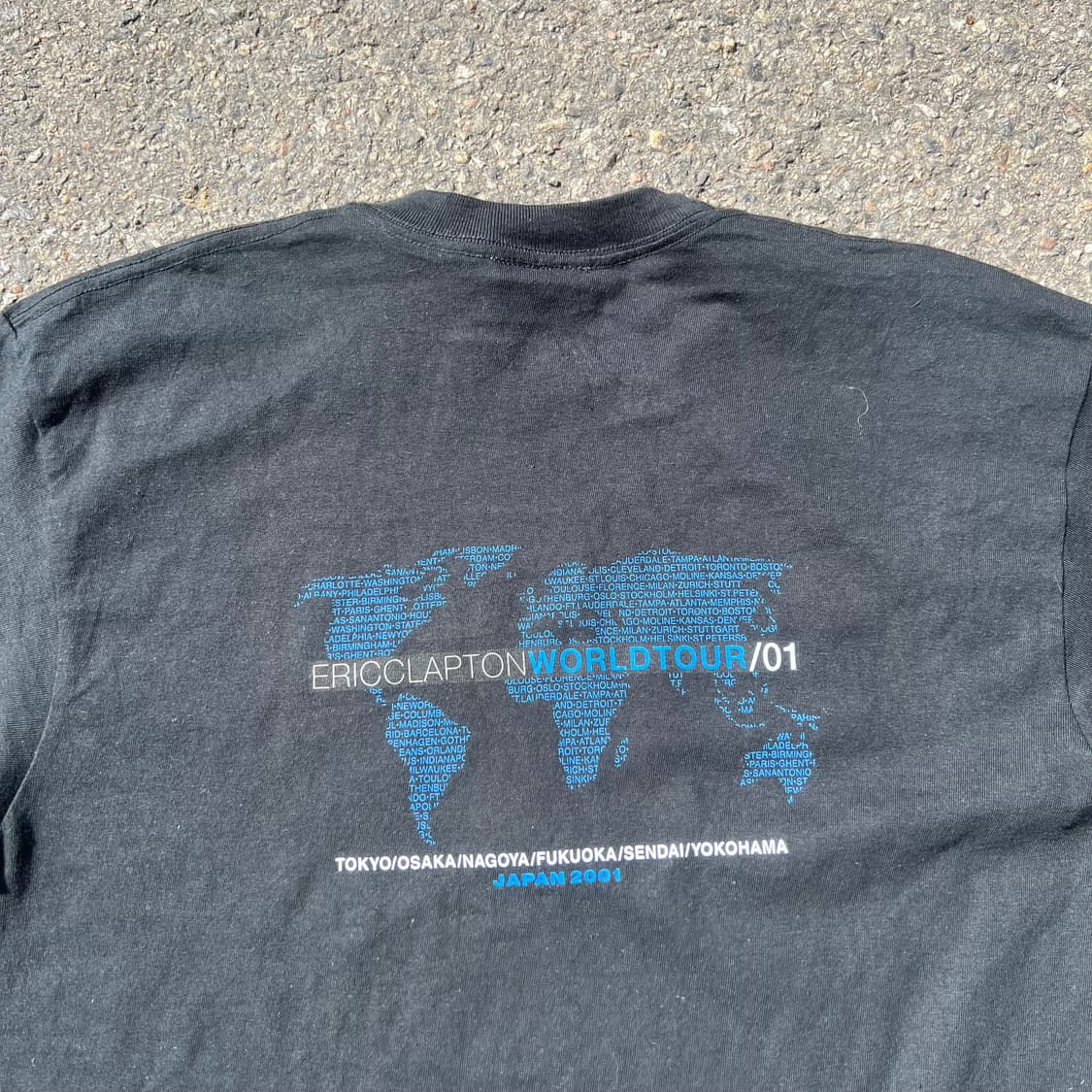 2001 에릭 클랩튼 렙타일 재팬 투어 티셔츠 상품이미지6