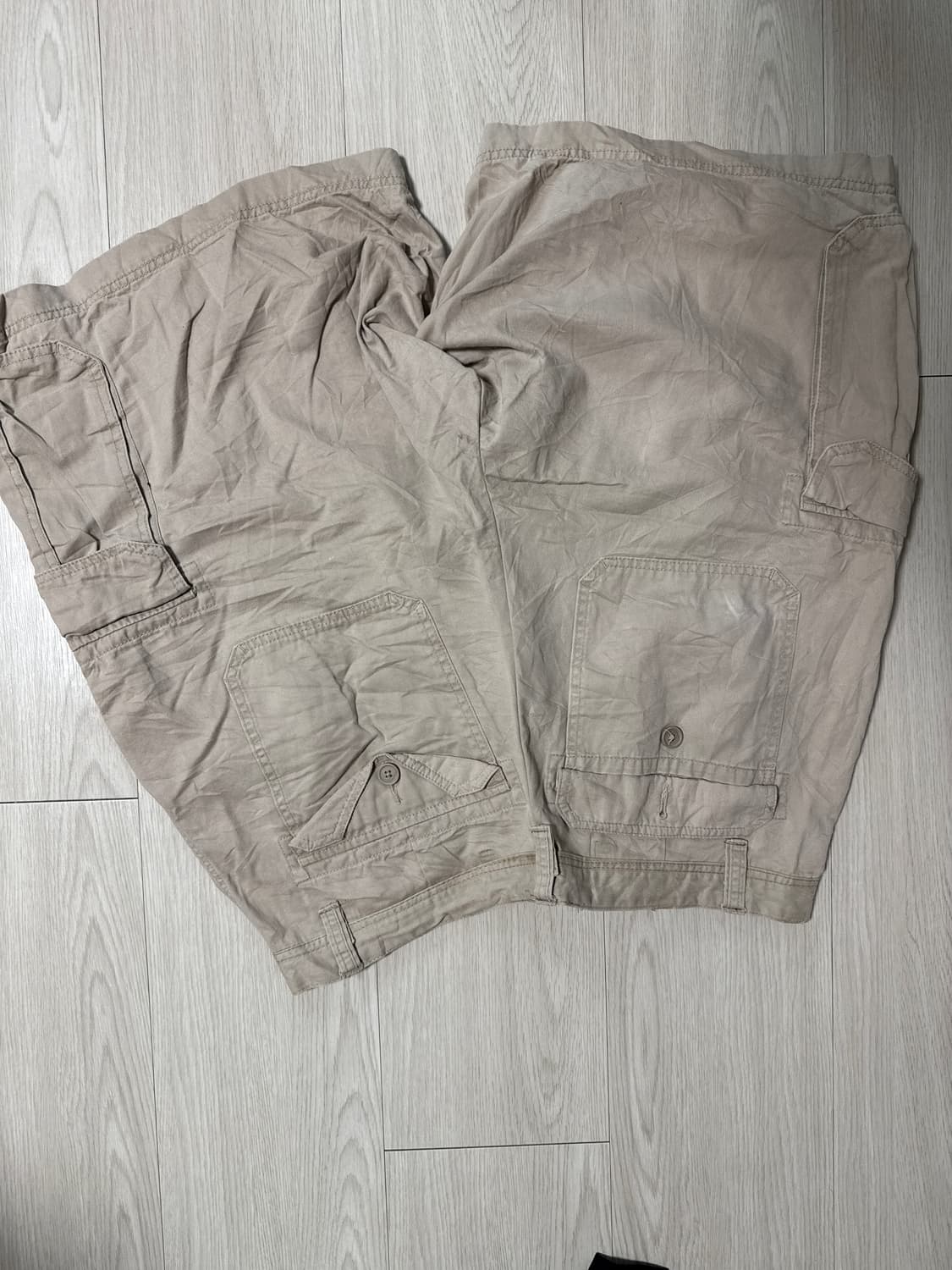 베이지 버뮤다 카고팬츠  상품이미지2