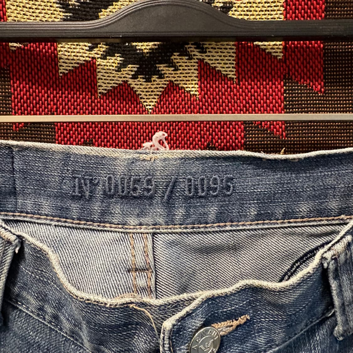 아르마니 진스 빈티지 데님팬츠 상품이미지4