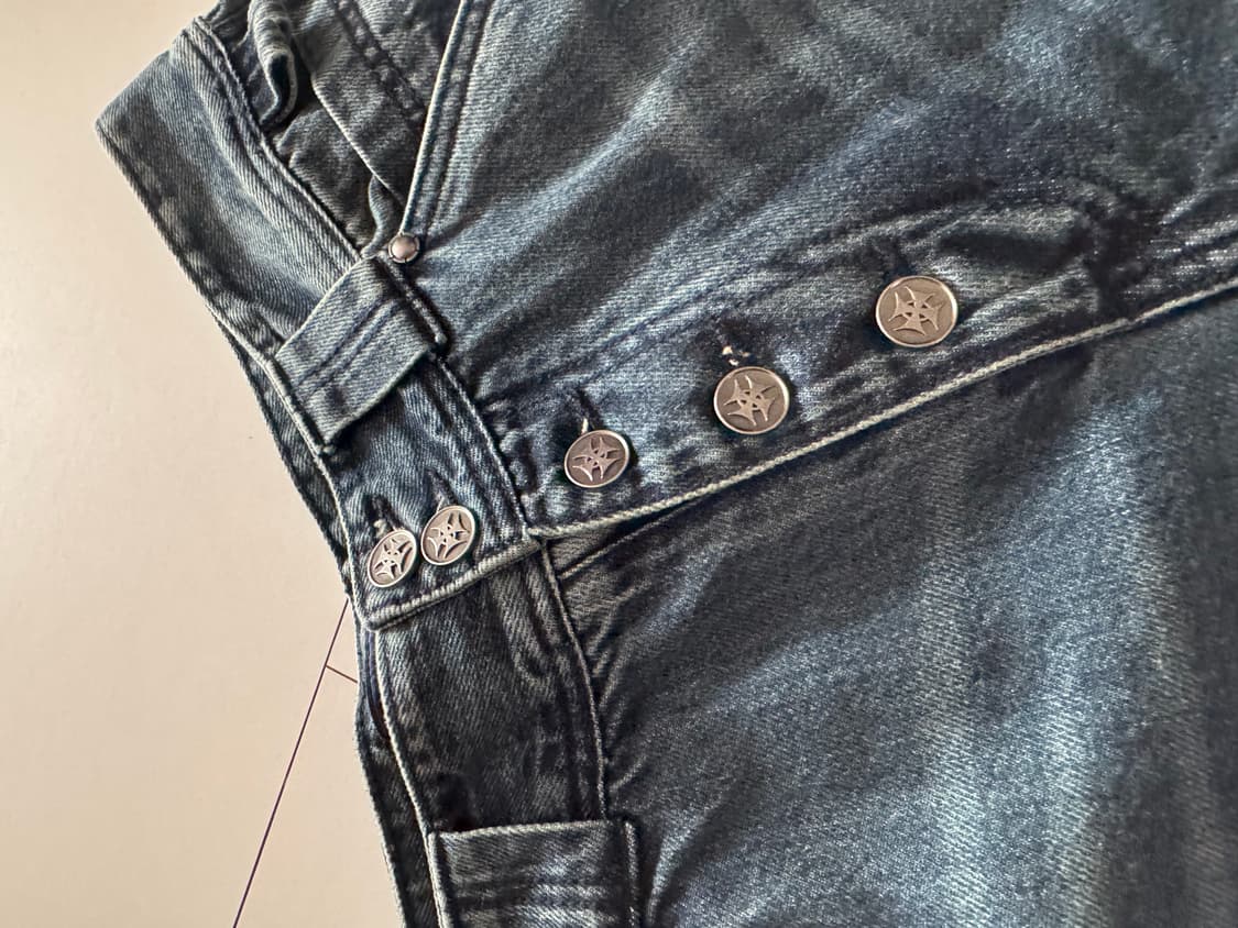 [L] 오퍼스0012 HAZE FLARE DENIM PANTS INDIG 상품이미지5