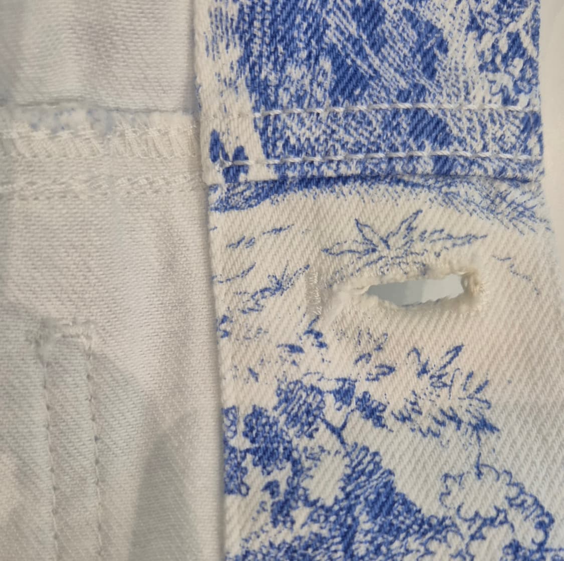 [중고명품셀렉트]크리스찬 디올 블루 & 화이트 데님 여성 자켓 사이즈 3 상품이미지9