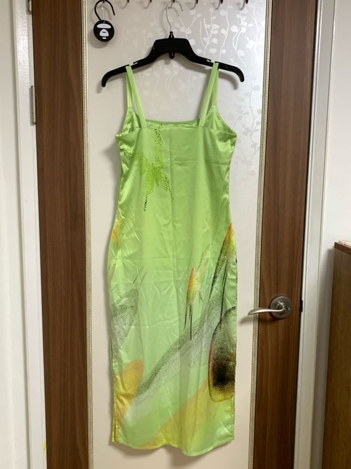 카시코 새틴 롱 원피스 상품이미지2