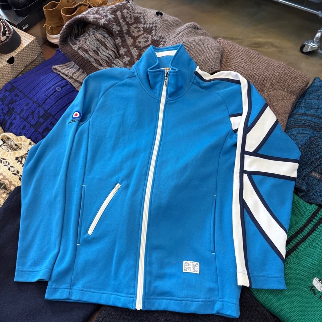 TK BY 타케오 키쿠치 더 후 영국 공군 라운델 패치 국기 져지 상품이미지1