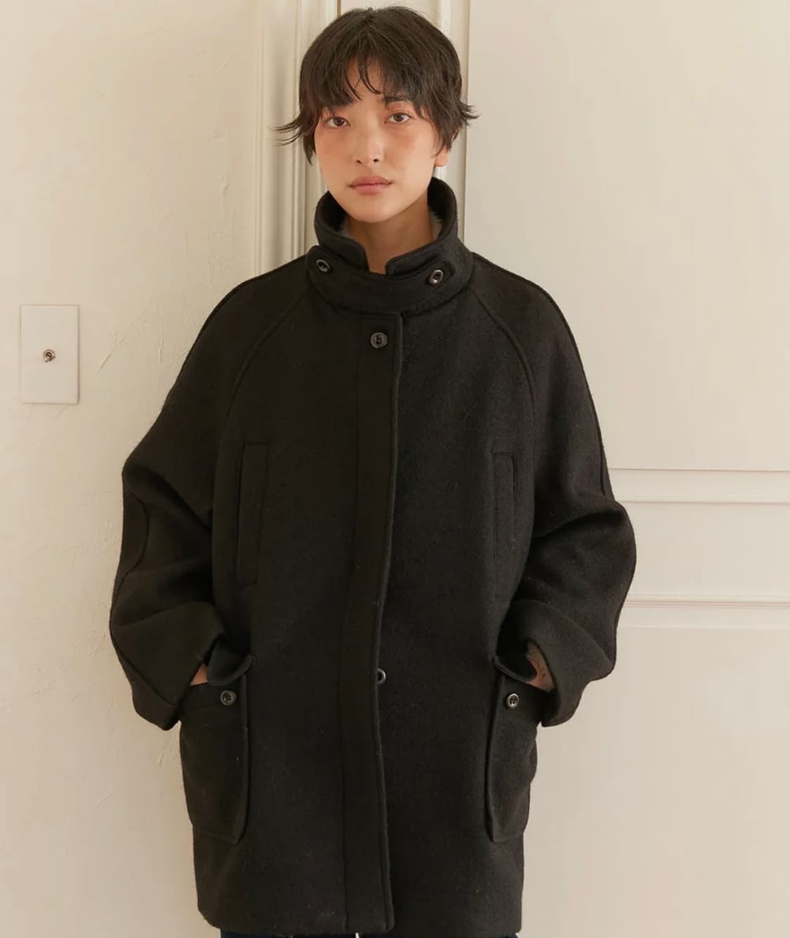 아우로 미디기장 코트 판매합니다 상품이미지2