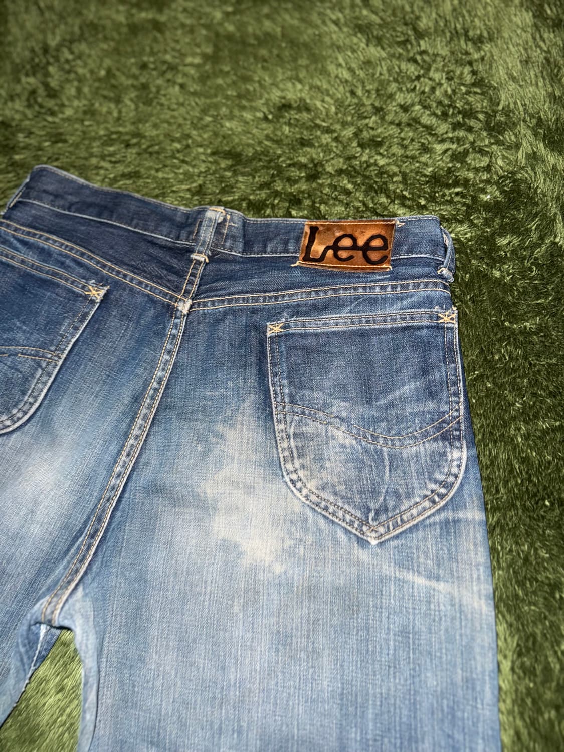 [32X33] 00s Lee 리 재패니즈 사시코 커스텀 데님 팬츠 상품이미지9