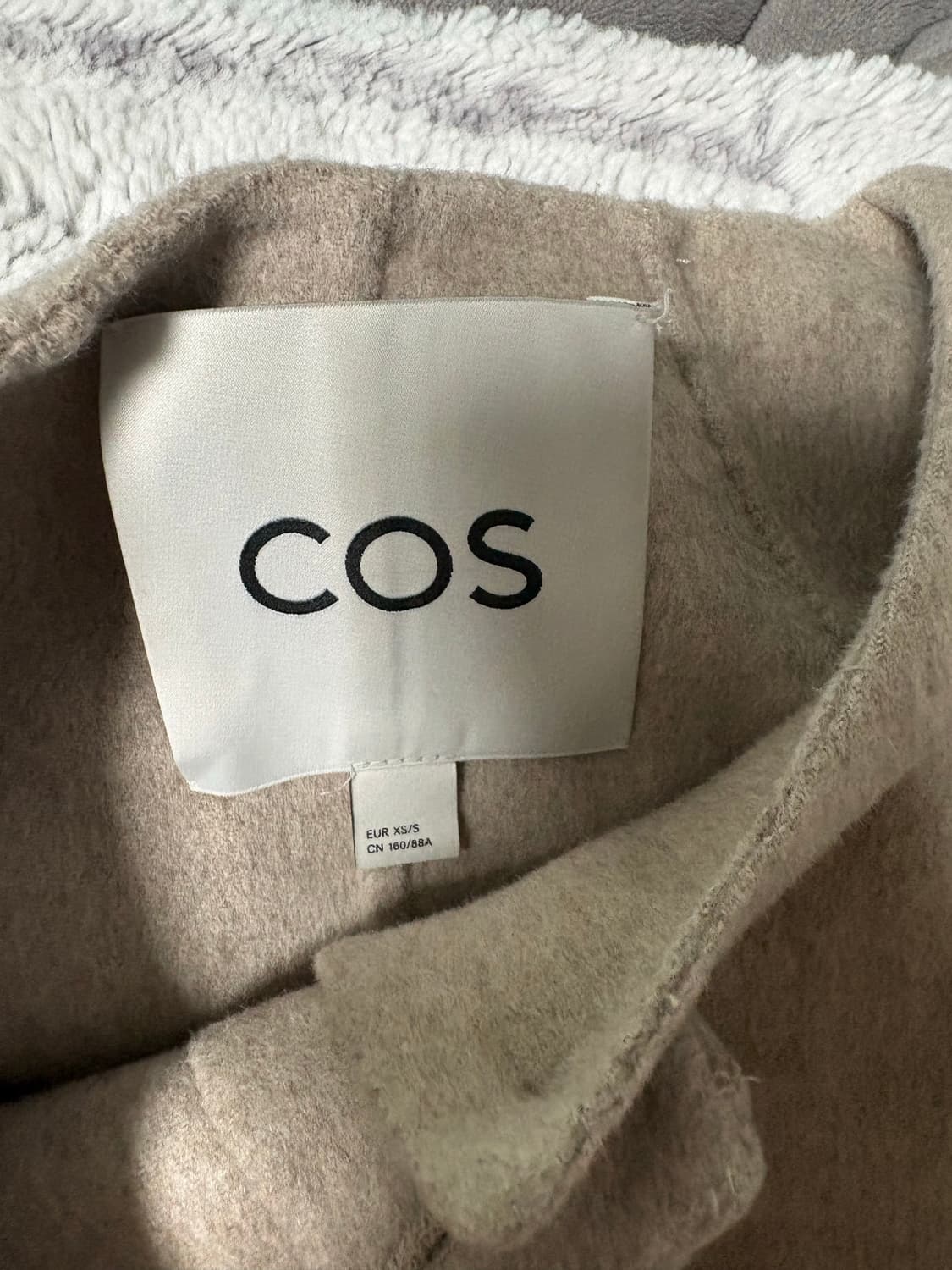 XS/S) COS 코스 오픈백볼레로 베이지  상품이미지3