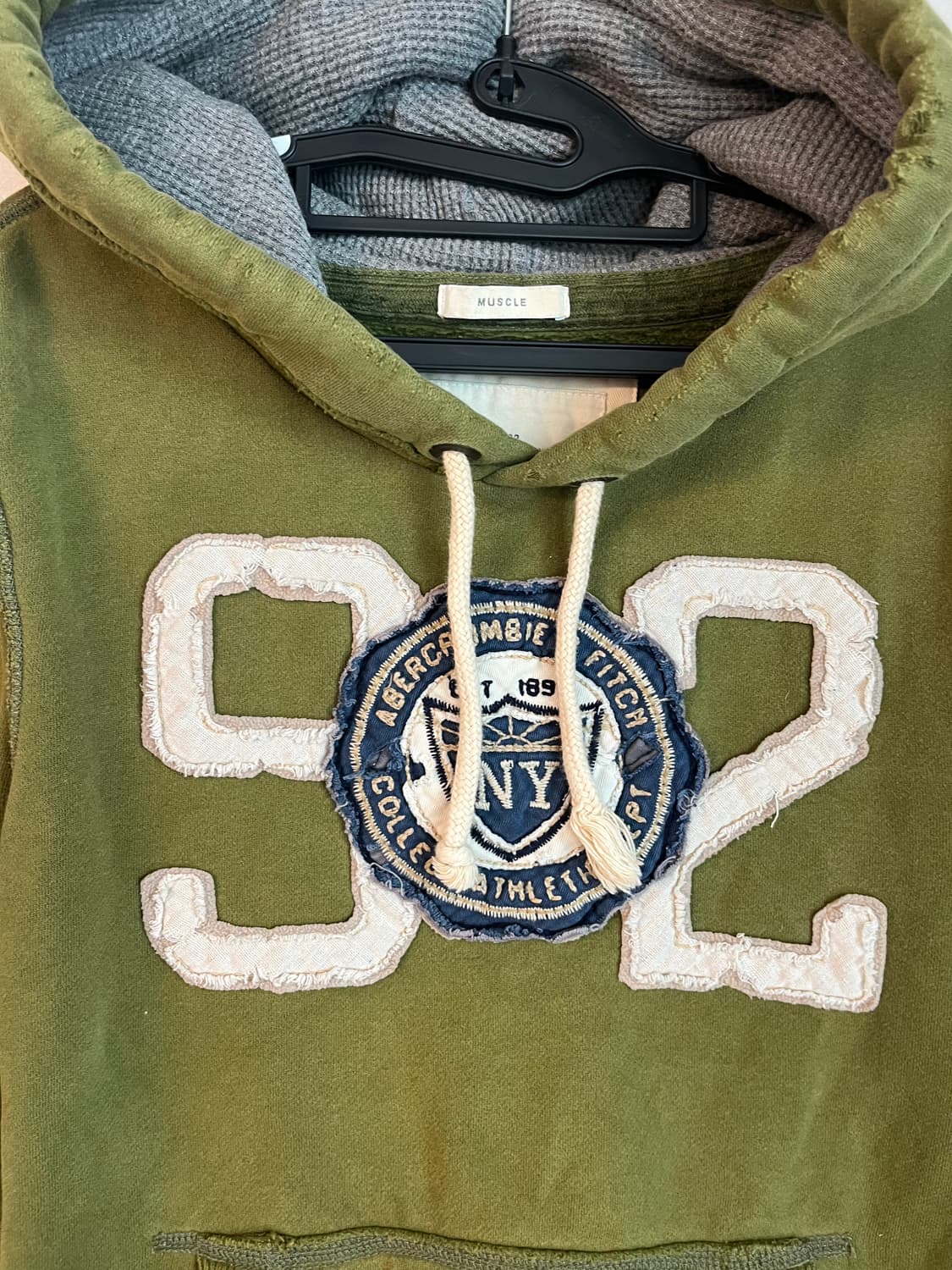 아베크롬비 올리브 후드티 [M] 상품이미지5