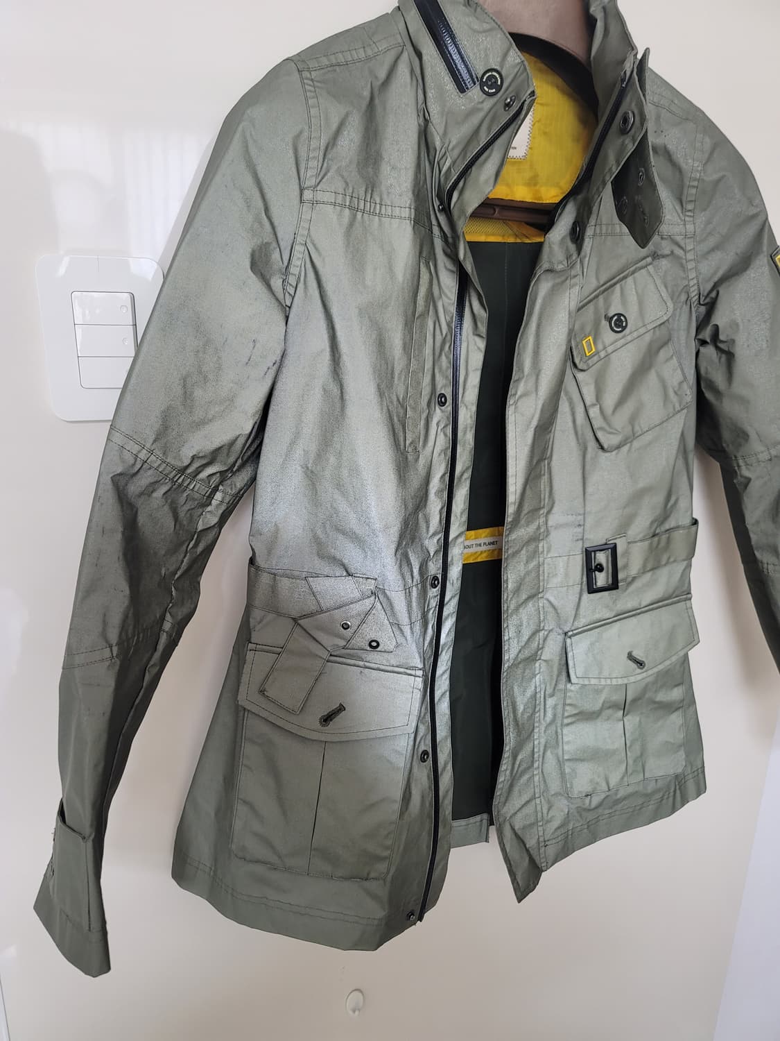 내셔널지오그래픽 스카치 자켓 여성 85 상태극상 상품이미지3