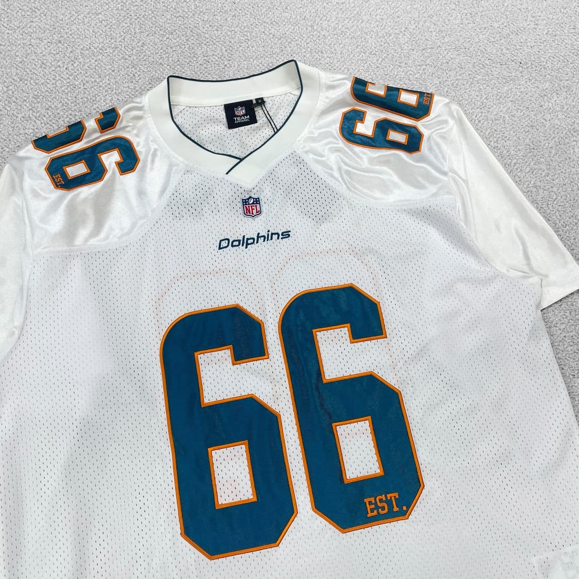NFL 마이애미 돌핀스 져지 반팔 화이트 상품이미지3