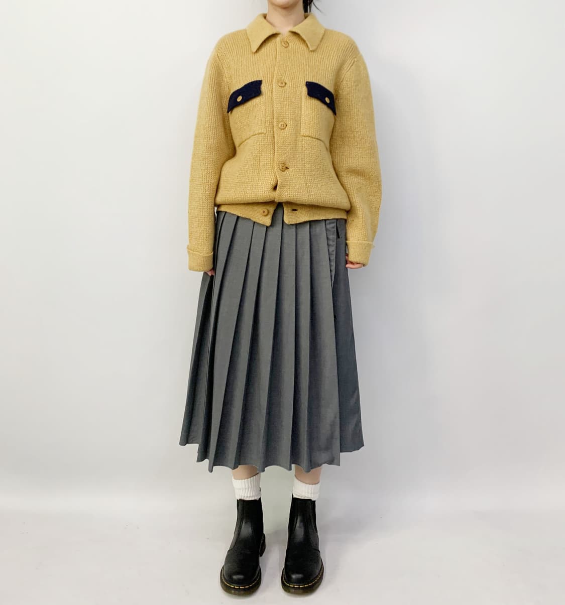 90's A MORITALIA CREATIONS 니트 가디건 상품이미지1