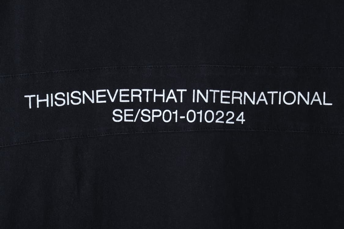 (L-XL) 디스이즈네버댓 반팔 티셔츠 레터링 블랙 에이징-H31185 상품이미지5