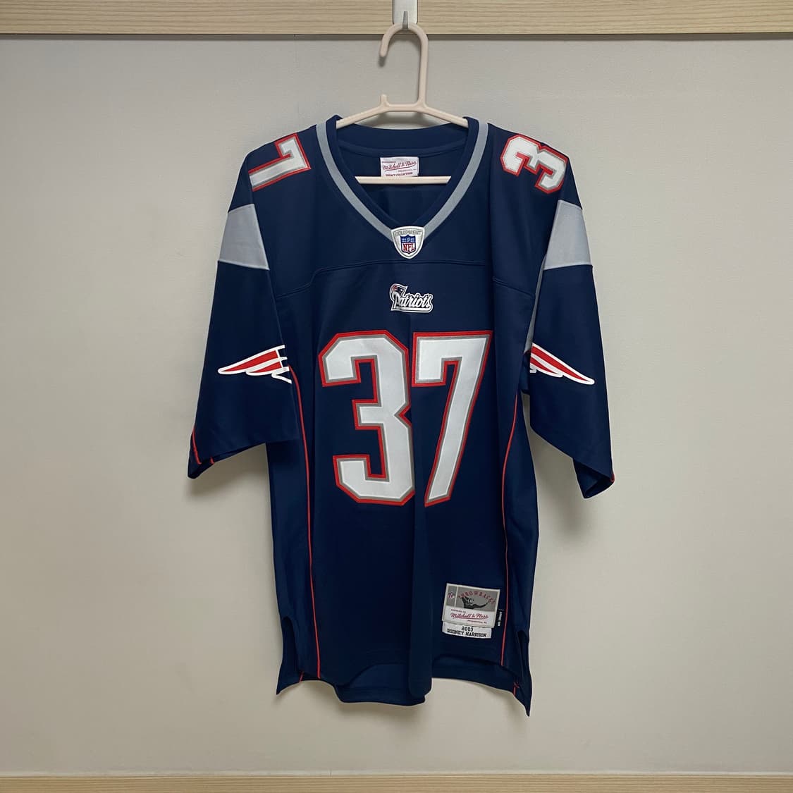 [ L ] 미첼앤네스 NFL 패트리어츠 어센틱 져지 상품이미지1