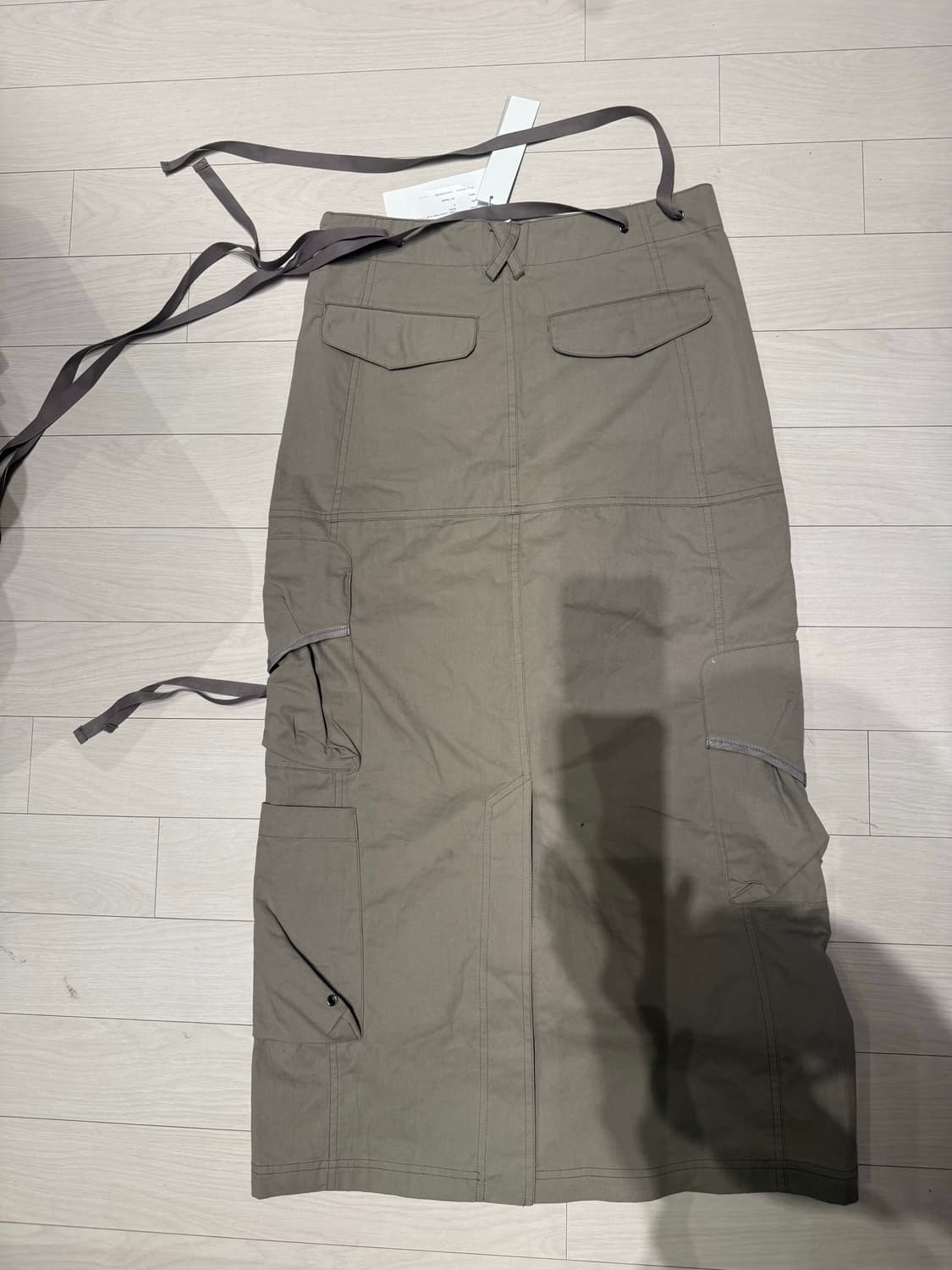 nache 카고스커트 빈티지베이지 상품이미지5