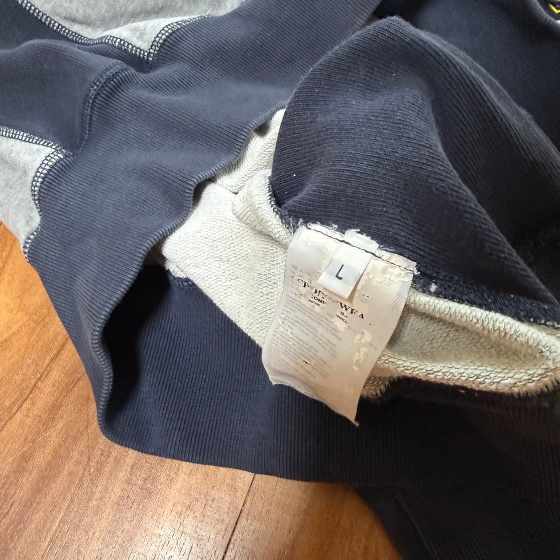 90S 스톤아일랜드 아카이브 가먼트다잉 맨투맨 상품이미지4