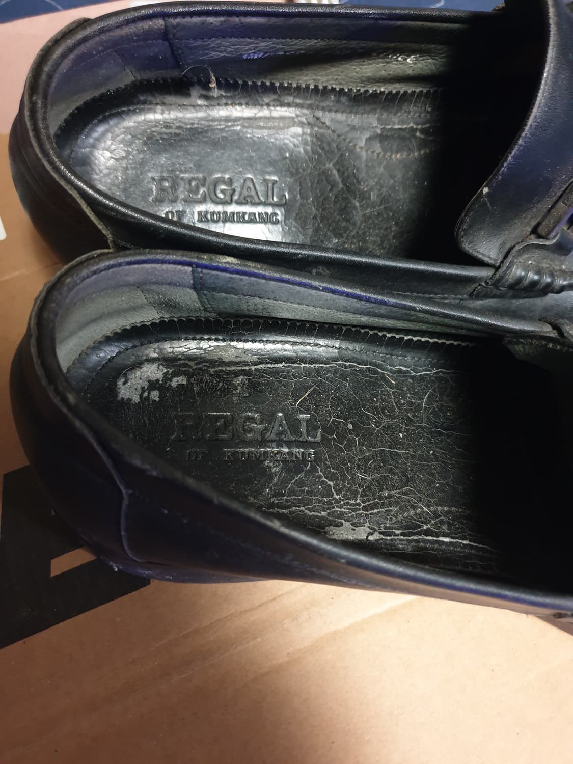 (금강제화) 리갈 스퀘어토 페니로퍼 블랙 (270) 상품이미지5