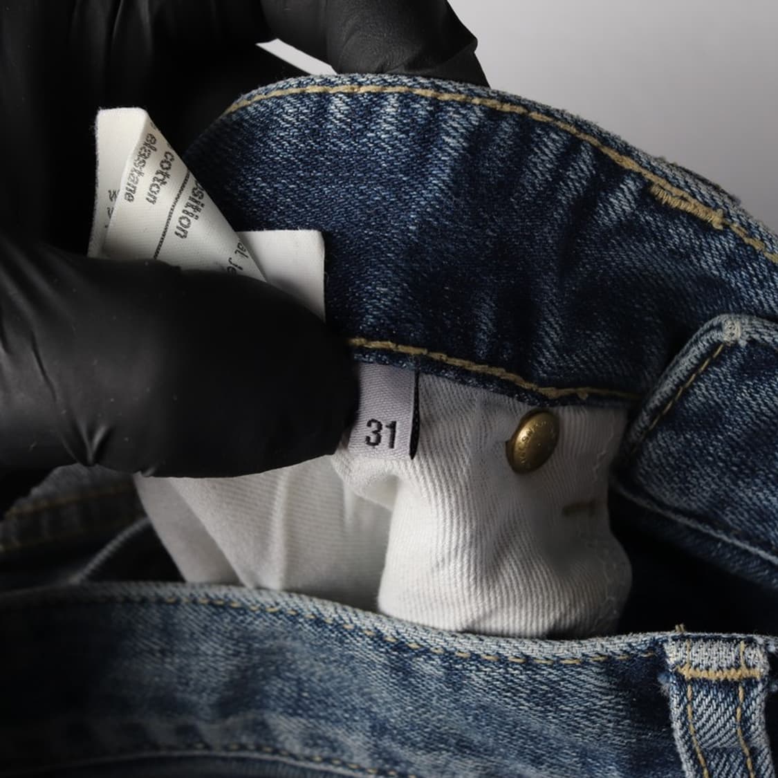 모드나인 블루 워싱 슬림 스트레이트 데님 31 상품이미지8