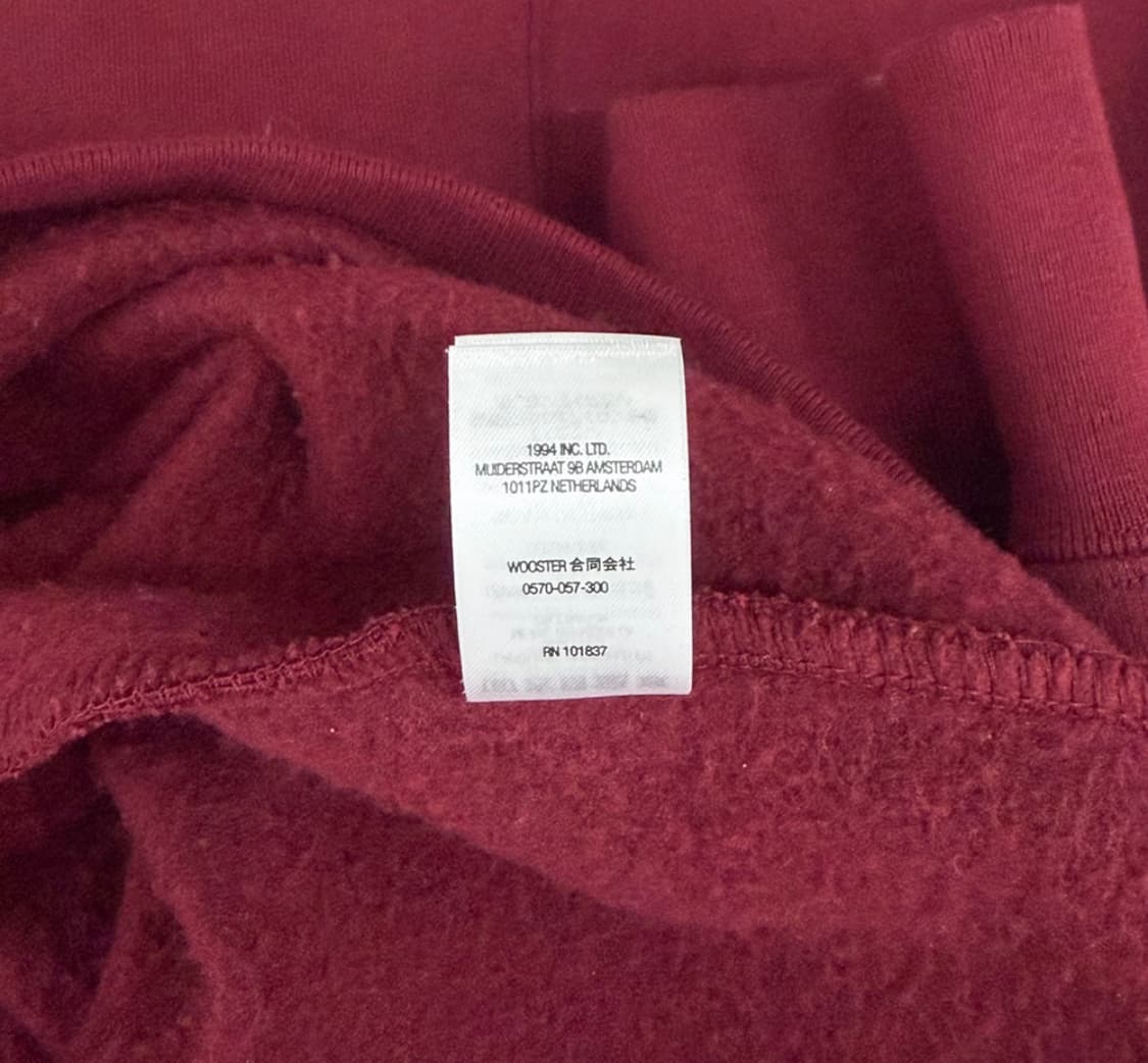 [XL] 슈프림 박스로고 크루넥 스웨트 셔츠 맨투맨 티셔츠 카디널 버건디 상품이미지10