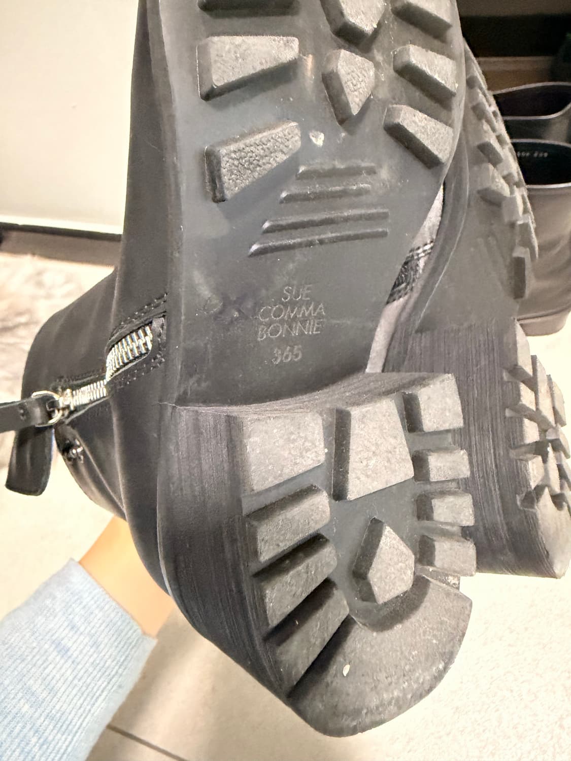 슈콤마보니 235 부츠 앵클 지퍼 상품이미지6