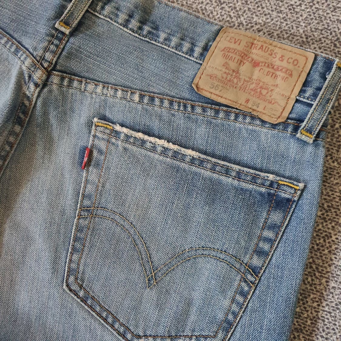 00s 리바이스567루즈 부츠컷 데님 팬츠 상품이미지10